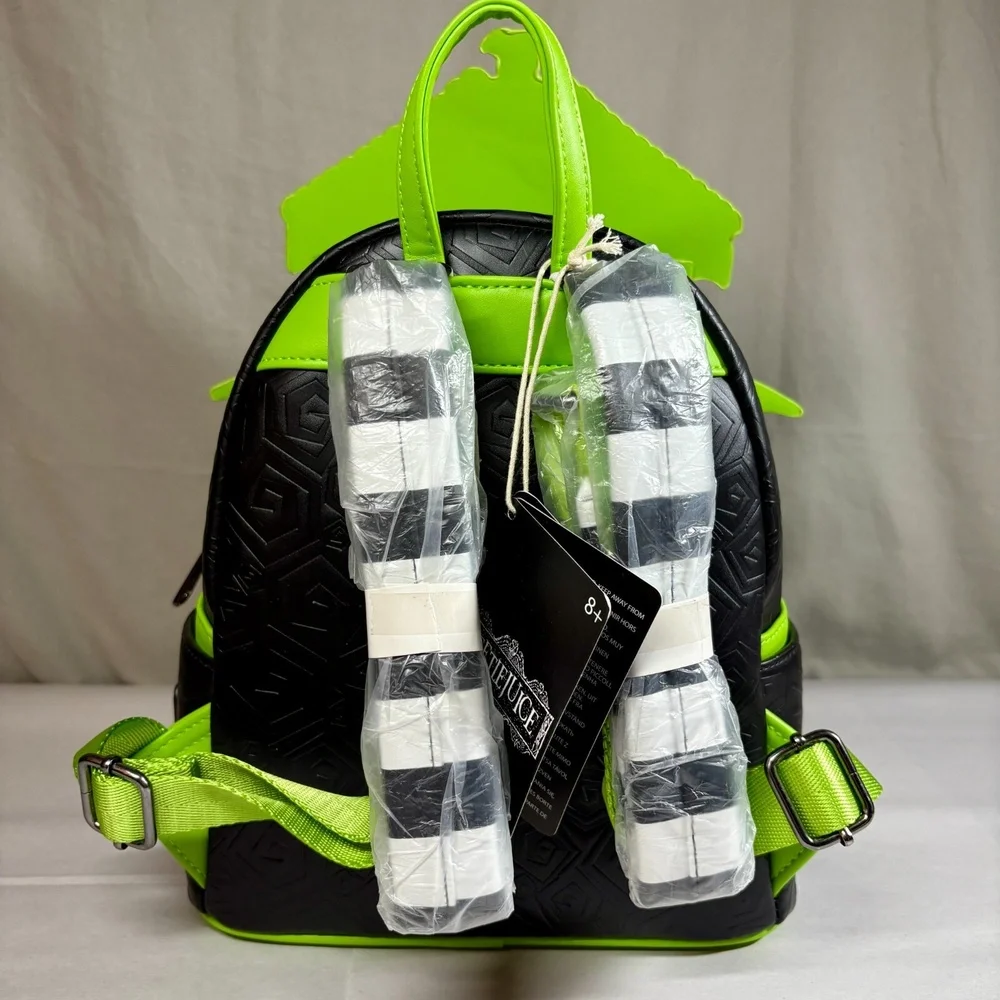 NEW Loungefly BEETLEJUICE Carousel Phosphorescent Cosplay Grail Mini Backpack